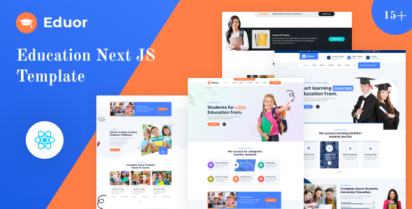 Education React NextJs Template - Eduor