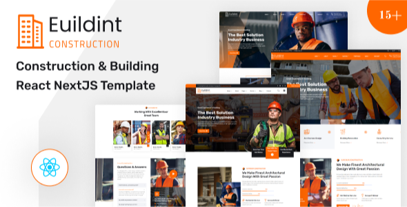 Euildint-Construction Building React NextJS Template