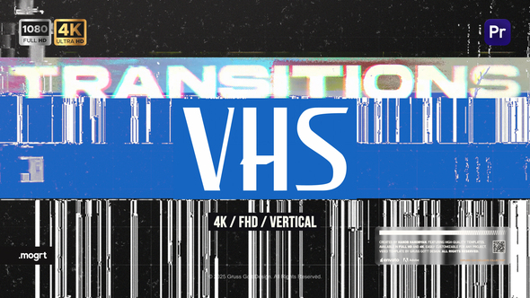 Transitions | VHS Glitch Transitions