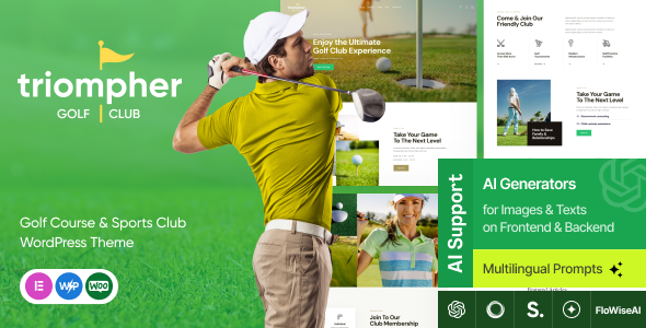 Triompher | Golf Course & Sports Club WordPress Theme