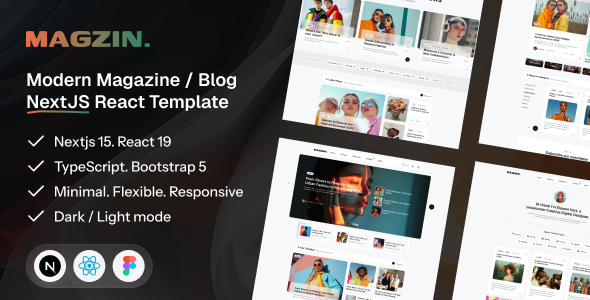 Magzin - Creative Magazine & Blog NextJS Template
