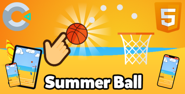 HTML5 Summer Ball – Mobile & full document - Construct 3