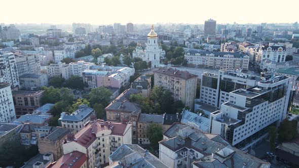 Kyiv - Aerial View of the Capital of Ukraine. Kiev