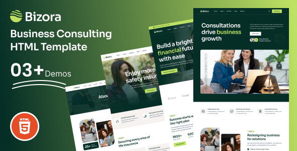Bizora - Business Consulting HTML Template