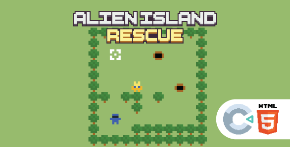 Alien Animal Rescue - Pixel Puzzle Game - HTML5 Game