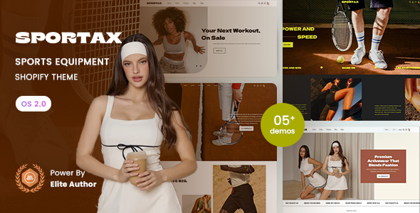 Sportax - Tennis, Pickleball Equipment Store Shopify 2.0 Theme