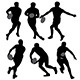 Rugby Silhouette - GraphicRiver Item for Sale