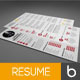 Sewon Clean Resume Template Volume 4 - GraphicRiver Item for Sale