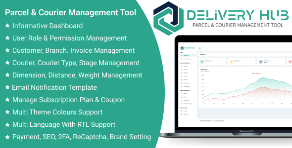 Delivery Hub SaaS - Parcel & Courier Management Tool