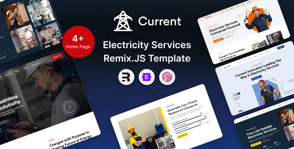 Current – Remix.js Electricity Services Template