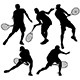 Tennis Player Silhouette - GraphicRiver Item for Sale