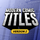 Modern Comic Titles V2 - VideoHive Item for Sale