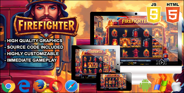 Firefighter - HTML5 Slot Machine