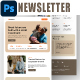 Investment Solutions Email Newsletter PSD Template - GraphicRiver Item for Sale