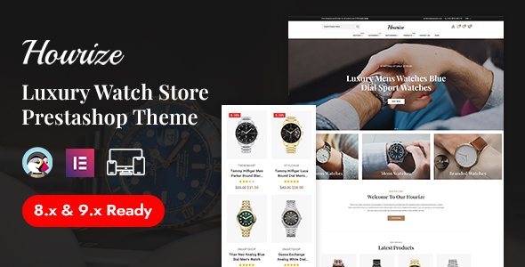 Hourize - Wrist Watch Store Prestashop Responsive Theme