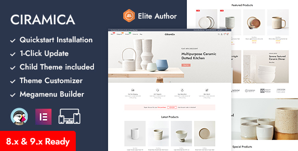 Ceramica - Ceramics and Home Decor Store Prestashop Responsive Theme