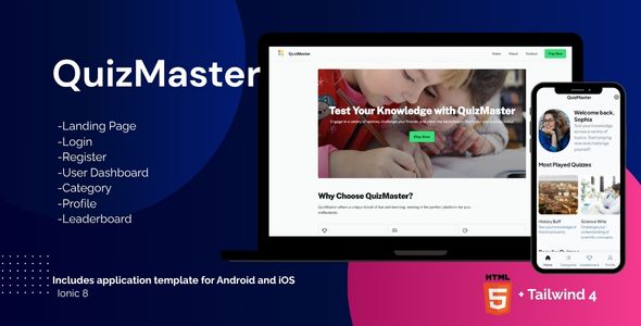 QuizMaster - Cross-Platform Quiz Application (Web + Android + iOS)