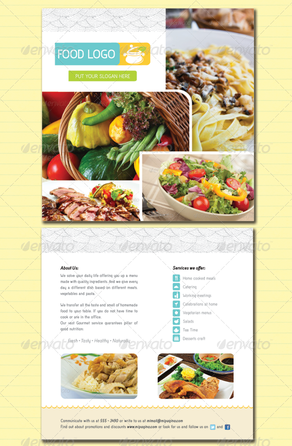 Flyer / Food Service and Catering