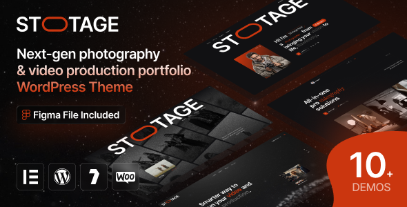 Stotage - Photography & Video Production WordPress Theme