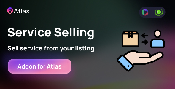 Service Selling Addon - Atlas Laravel Directory Listing
