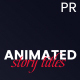 Animated Story titles - VideoHive Item for Sale