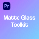 Social Media Matte Glass Toolkit - VideoHive Item for Sale