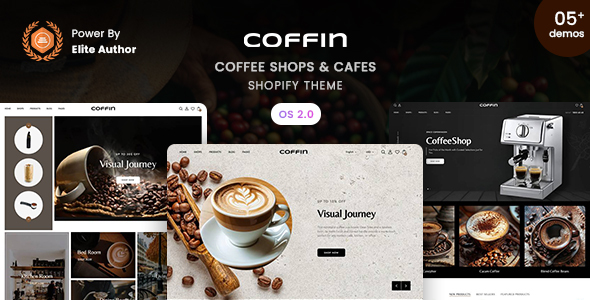 Coffin - Coffee Shops & Cafes Shopify 2.0 Theme