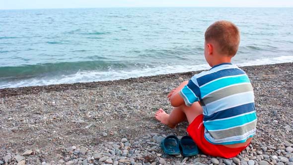 Boy On Beach 2