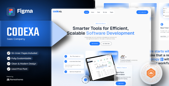 Codexa - Saas Company Figma
