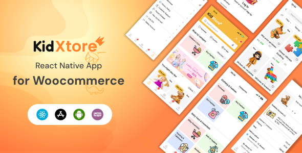 KidXtore - React Native App for Woocommerce