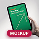 iPad Mockup in Hand - GraphicRiver Item for Sale