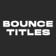 Smooth Bounce Titles - VideoHive Item for Sale