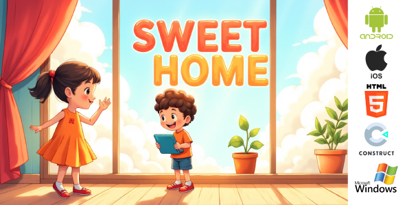 Sweet Home Game- Educational Game - HTML5, Construct 3