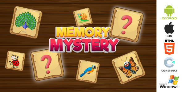 Memory Mystery - Educational Game - HTML5 and Android in Construct 3