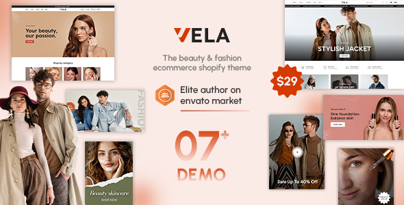 Vela – Multipurpose Fashion, Beauty & Cosmetic Shopify Theme