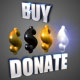 Buy, Donate, Money Icon Animation Loops with Alpha
