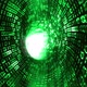 Abstract Digital Code Binary Tunnel  - VideoHive Item for Sale