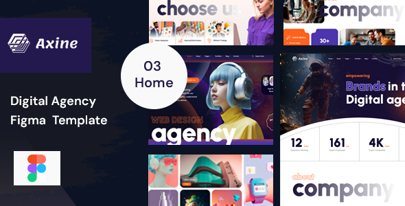 Axine - Digital Agency figma Template