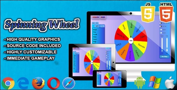 Spinning Wheel - Wheel on Names