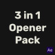 Sport Glitch Grunge Opener Pack (3 Versions) - VideoHive Item for Sale