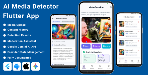 AI-Powered Media Detection Flutter App | Deepfake Detector | Fake Content Identifier