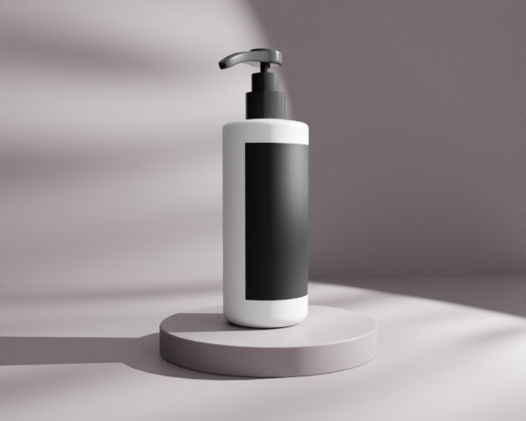 Cosmetic Bottle 3D Model