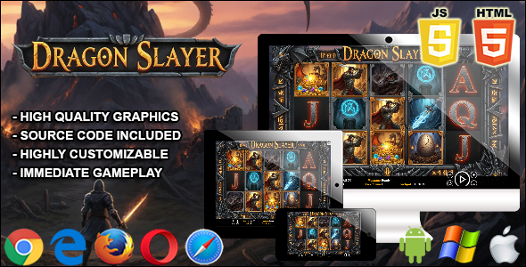 Dragon Slayer - HTML5 Slot Machine