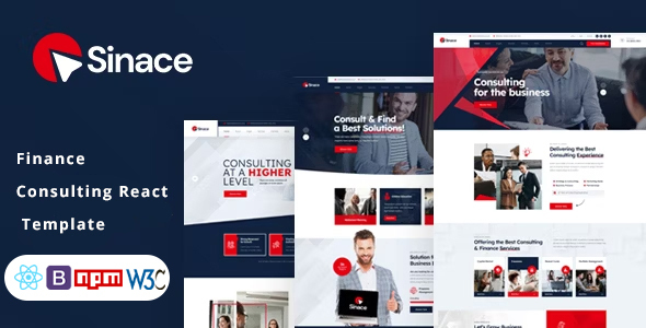 Sinace - Finance Consulting React Template