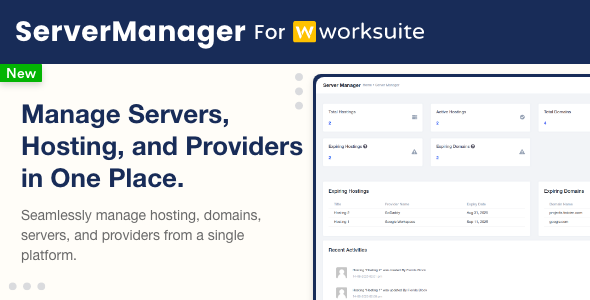 Server Manager Module for Worksuite