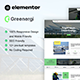 Greenergi - Solar & Green Renewable Energy Elementor Pro Template Kit - ThemeForest Item for Sale