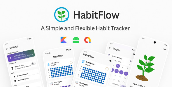 HabitFlow - Complete Habit Tracker Android App with In App Purchase and Admob