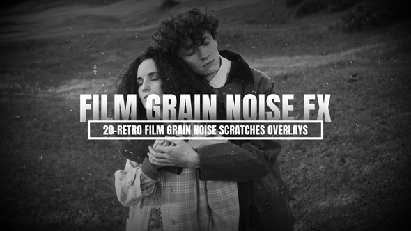 Retro Film Grain Overlays For Premiere Pro
