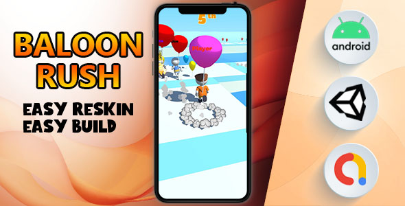Balloon Rush - (Unity - Admob - Game)