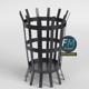 Empty Fire Pit Basket 1 - 3DOcean Item for Sale